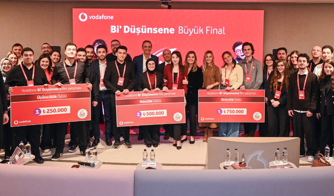 Vodafone “Bi’ Düşünsene” Fikir Maratonu Şampiyonları Belli Oldu