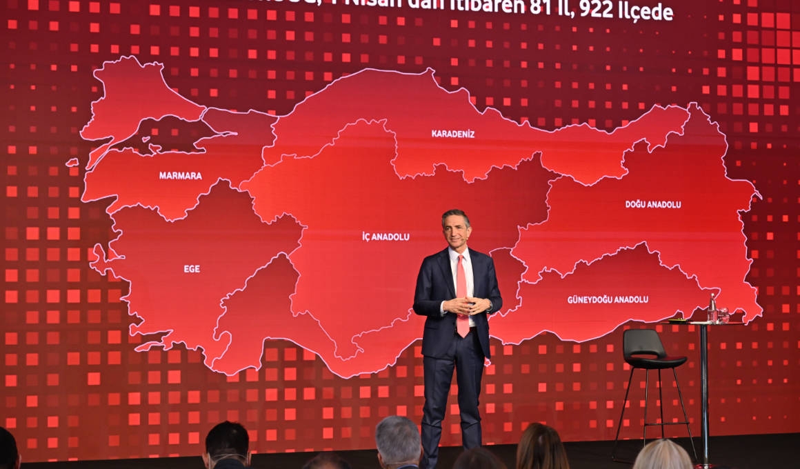 Vodafone, 1 Nisan’da 81 İl ve 922 İlçede  5G Sinyalini Aynı Anda Verecek