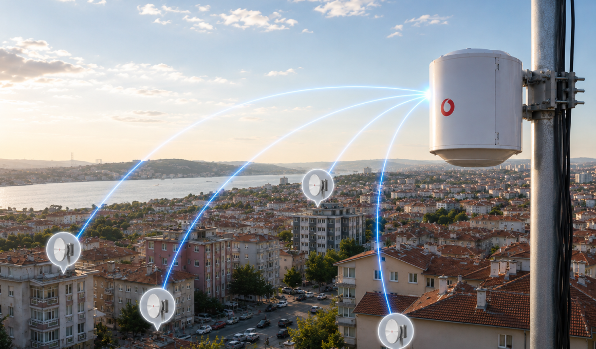 Vodafone MB2 Radyo Link anten teknolojisi