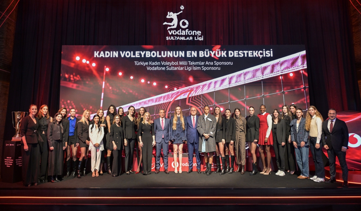 Vodafone ve Türkiye Voleybol Federasyonu sponsorluk töreni.