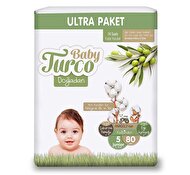 Baby Turco Doğadan Ultra Fırsat Junior 5 Beden Bebek Bezi 80 Adet