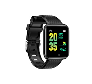Polosmart Pssw15 Android - iOS Uyumlu Akıllı Saat Siyah