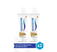 Sensodyne Tam Koruma Beyazlatıcı Diş Macunu 50 ml 2'li Set