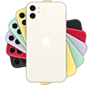 Apple iPhone 11 64 GB Hafıza 4 GB Ram 6.1 inç 12 MP Çift Hatlı iOS Akıllı Cep Telefonu Beyaz