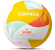 Copaya BV500 Hibrit Plaj Voleybol Topu Sarı-Beyaz No:5 280 gram