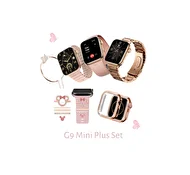 İMEXTECH G9 Mini Plus Rose Gold Takım Set Smart Watch 3Kordon 4Charm Süs 1Bileklik 1Watch Kılıf