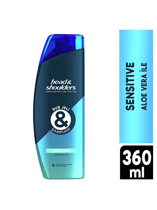 Head & Shoulders Duş Jeli Ve Şampuan Sensitive 360 ml