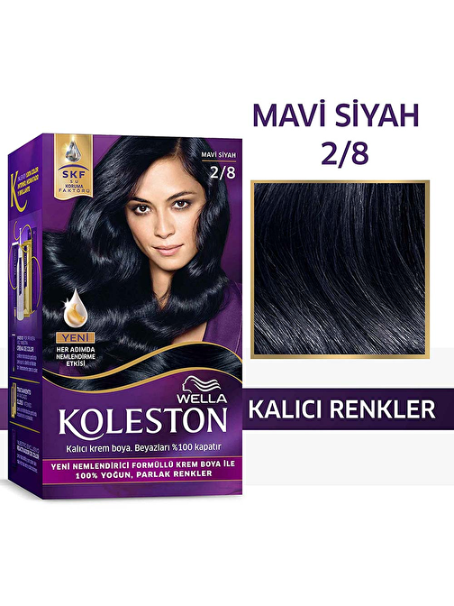 Wella Koleston Saç Boyası Kiti 2/8 Mavi Siyah