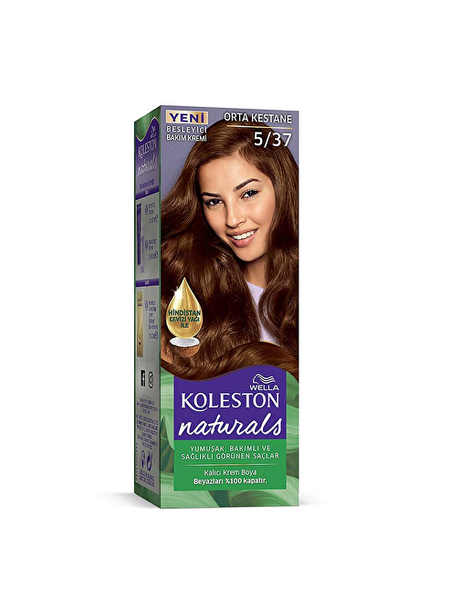 Wella Koleston Saç Boyası Naturals Orta Kestane 5.37