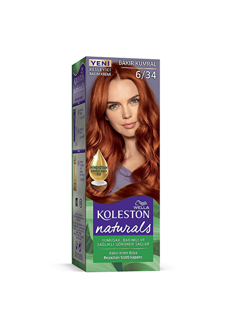 Wella Koleston Saç Boyası Naturals Bakır Kumral 6.34