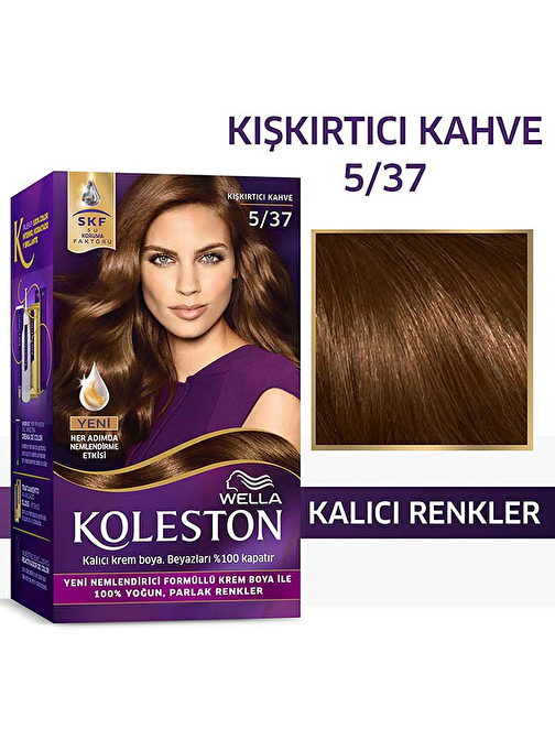 Wella Koleston Saç Boyası Kiti 5/37 Kışkırtıcı Kahve