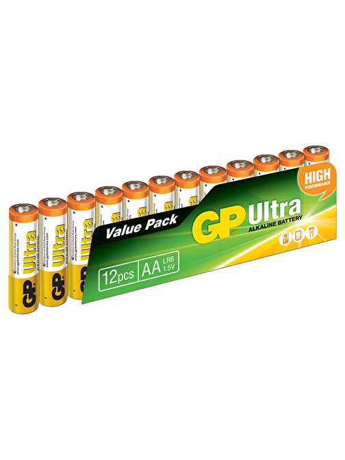 Gp R6 Aa Boy Ultra Alkalin Kalem Pil 12'li Paket Gp15Au-Vs12