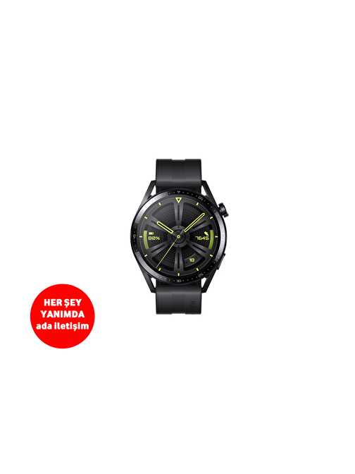 Huawei Watch GT3 Android - iOS Uyumlu 46 mm Akıllı Saat Siyah