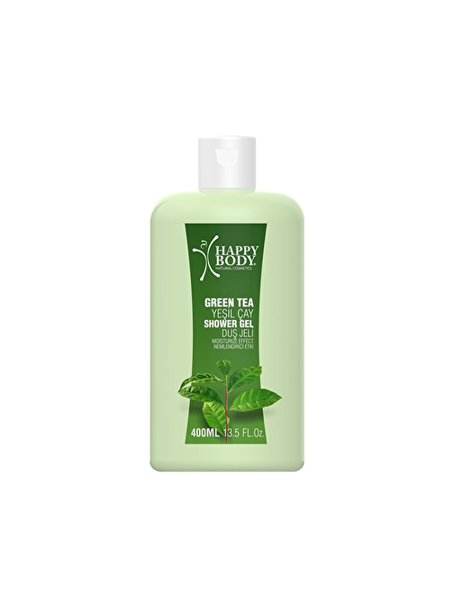Happy Body Doğa Serisi Onarıcı Ve Besleyici Kalıcı Kokulu Yeşil Çay Aromalı Nemlendirici Banyo Ve Duş Jeli 400 ml