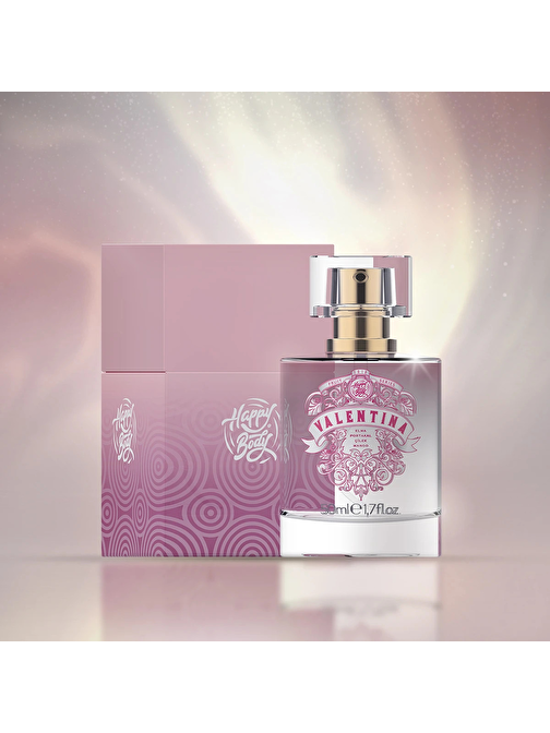 Happy Body Etkili Ve Uzun Süre Kalıcı Valentina Kadın Parfüm 50 ml