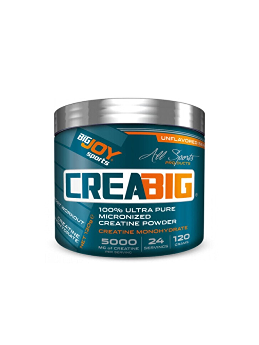 Bigjoy Sports Bigjoy Creabig Micronized Creatine Powder 120 Gr - Aromasız
