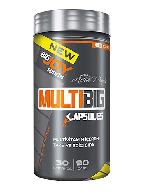 Bigjoy Sports Sports Multibig Multivitamin Vitamin Enerji Takviye Edici Gıda 90 Kapsül
