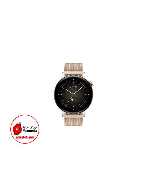 Huawei Watch GT3 Android - iOS Uyumlu 42 mm Akıllı Saat Siyah