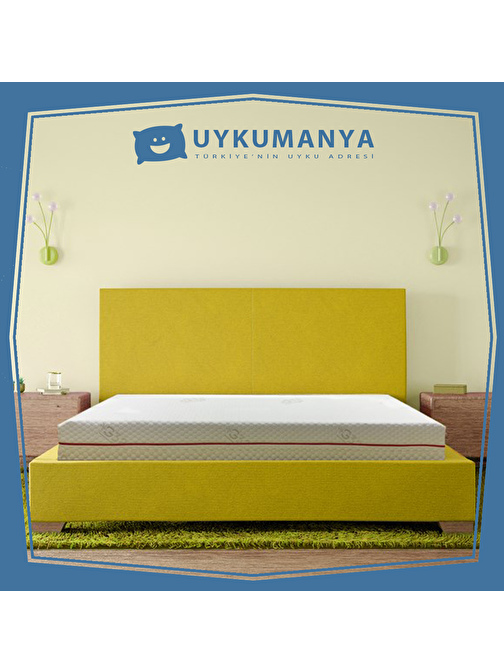 Uykumanya Molymattress Select Lateks Yatak - 10 Yıl Garanti -  Doğal Lateks - 20 Cm Blok Lateks - 160 X 200 Cm Ölçülerinde - Çift Kişilik