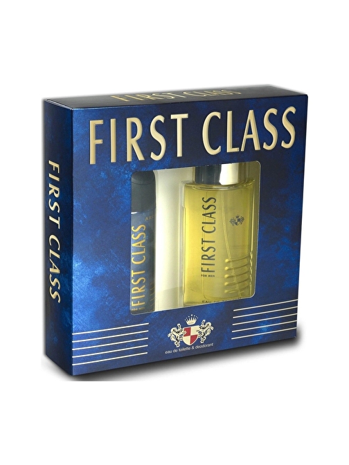 First Class 100ml Erkek parfümü+150 ml deodorant 2'li Parfüm Setleri