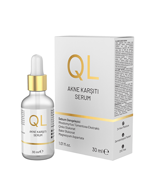 Ql Akne Ve Sivilce Karşıtı Serum