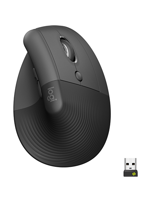 Logitech Lift Vertical Kablosuz Siyah Dikey Mouse