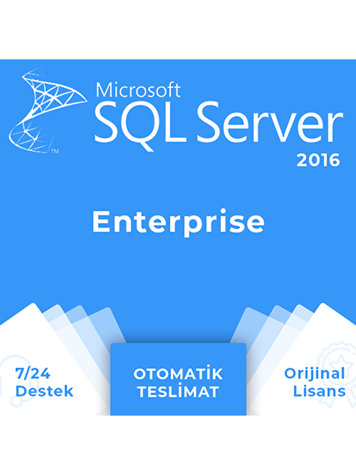 Microsoft SQL Server 2016 Standard Lisans