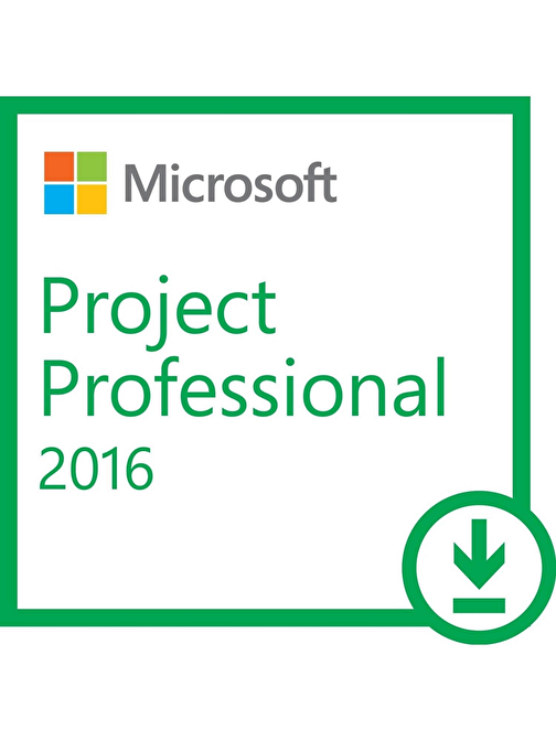 Microsoft Project Professional 2016 Kurumsal Lisans