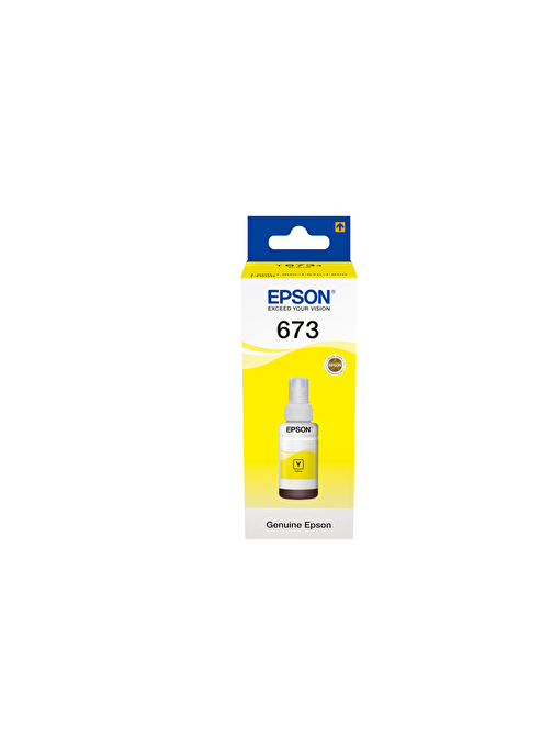 Epson T6734 C13T67344A Orijinal Sarı Mürekkep Şişesi 70 Ml