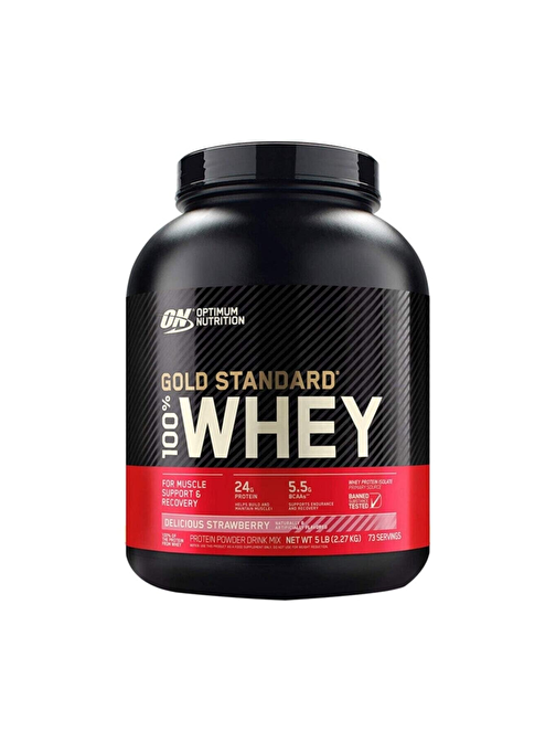 Optimum Gold Standard Whey Protein Tozu 2273 gr Çilek Aromalı