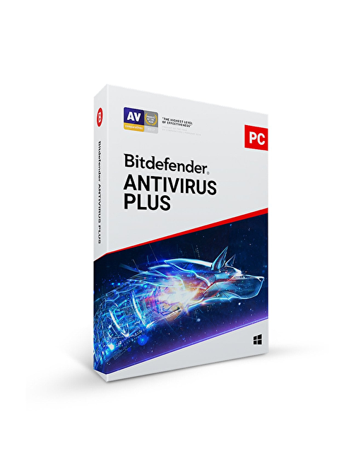 Bitdefender Antivirus Plus - LİSANS - 1 Kullanıcı - 1 Yıl