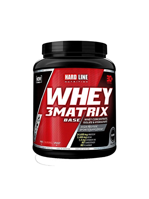 Hardline Nutrition Hardline Whey 3 Matrix Base Protein Tozu Aromasız 908 gr