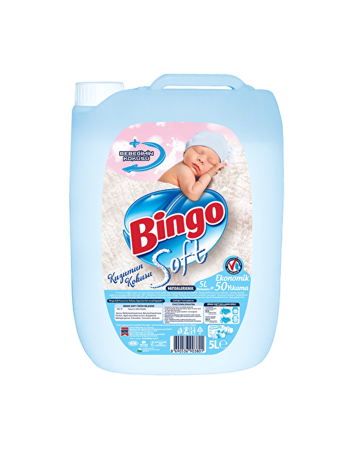Bingo Soft Kuzumun Kokusu Çamaşır Yumuşatıcısı 5 lt
