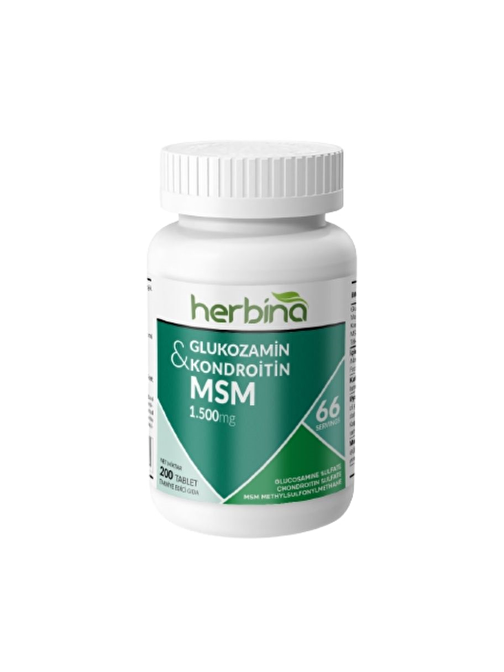 Herbina Glukozamin Kondroitin Sülfat Msm 200 Ablet