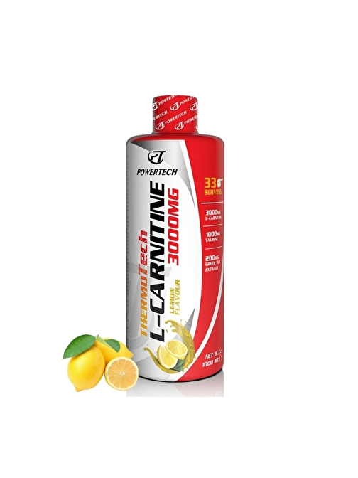 Powertech Thermotech L Karnitin 3000 Mg 1000 Ml Limon Aromalı