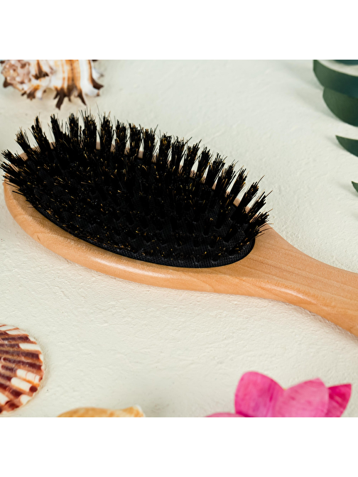 Efsoon Organics Mikro Kaynak Yumuşak Kıllı Islak Ve Kuru Saçlar Saç Fırçası