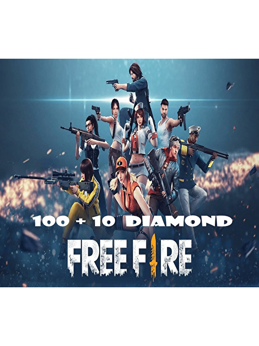 Free Fire 100 + 10 Elmas