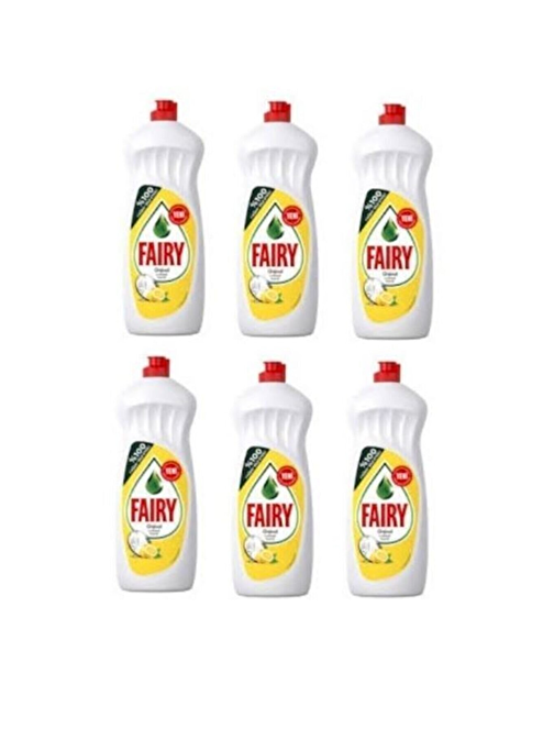 Fairy Limon Kokulu Sıvı Bulaşık Deterjanı 6 x 650 ml