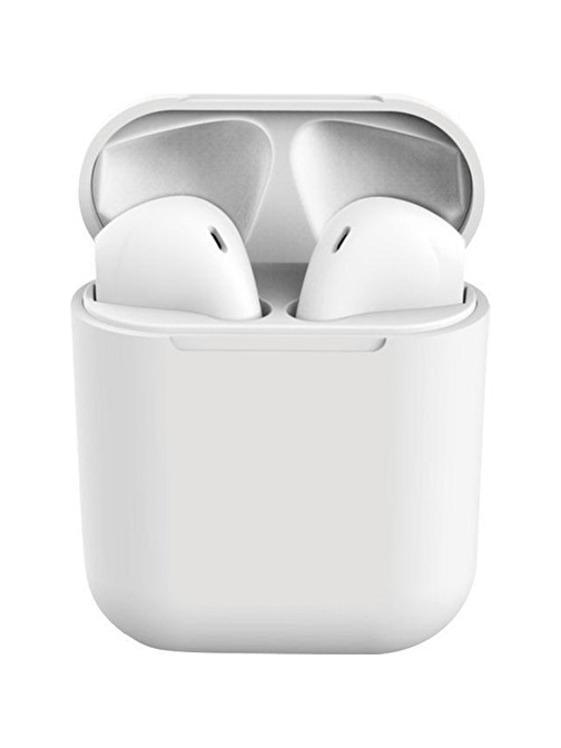 Tws Kablosuz Silikonlu Kulak İçi Bluetooth Kulaklık Beyaz