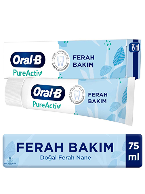 Oral-B Pureactiv Ferahlatıcı Bakım Diş Macunu 75 ml