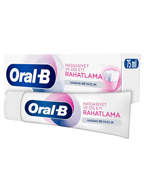 Oral-B Professional Hassasiyet ve Diş Eti Rahatlama Hassas Beyazlık Diş Macunu 75 ml