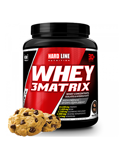 Hardline Nutrition Whey Protein 3Matrix 908 gr Kurabiye Aromalı