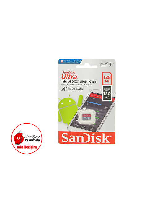 Sandisk MicroSDXC Type-C USB 2.0 128 GB Kart Okuyucu