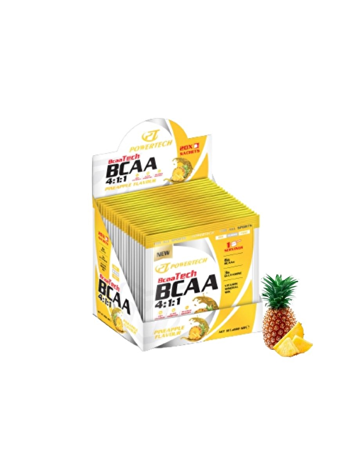 Powertech Bcaatech Bcaa 20 Saşe Ananas Aromalı