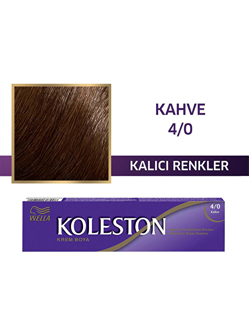 Wella Koleston Single Tüp Saç Boyası 4.0 Kahve