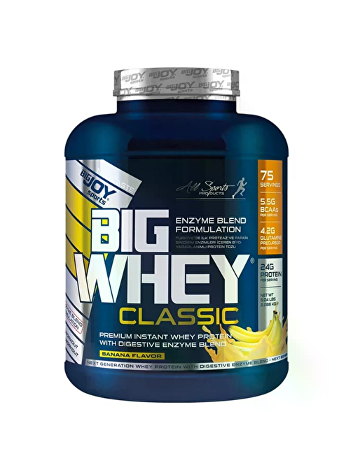 Bigjoy Big Whey Classic Whey Protein 2448 gr - Muz Aromalı