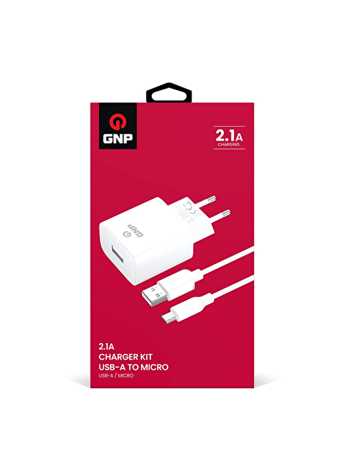 Genpa GNP 2.1 mAh Micro USB Kablo + Şarj Cihazı