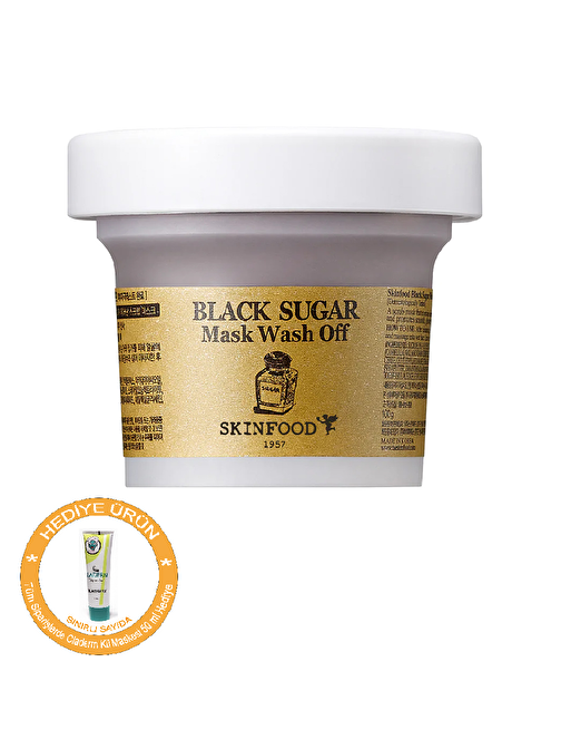 Skinfood Tüm Cilt Tipleri Canlandırıcı Black Sugar Yenileyici Yüz Maskesi 100 G