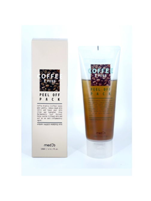 Med:B Tüm Cilt Tipleri Kahve Özlü Leke Ve Gözenek Karşıtı Soyulabilir Maske 180 ml