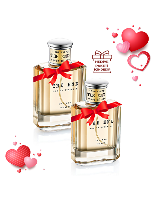 The End Sevgililer Günü Özel Edt Erkek Parfüm Setleri 100 ml Parfüm Setleri x 2 Adet